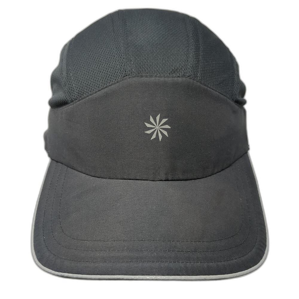 Athleta Strapback 5 Panel Cap Gray One Size Adjustable Outdoor Polyester
